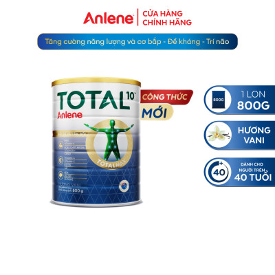 [MỚI] Sữa bột bổ sung dinh dưỡng Anlene Total 10 lon 800g