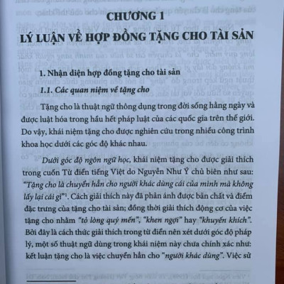 Hợp đồng tặng cho tài sản theo pháp luật Việt Nam