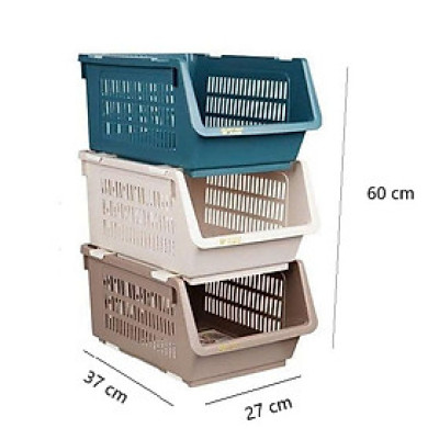 Kệ 3 Tầng Đa Năng Có Bánh Xe – Nhựa Việt Nhật