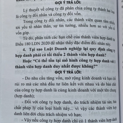 Hướng Dẫn Môn Học Luật Thương Mại (tập 1 và 2)