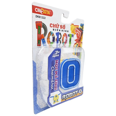 Đồ Chơi Lắp Ráp Biến Hình Robot Chữ Số 0 - Cresta DK81222