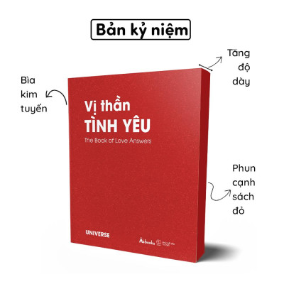 Sách - Vị Thần Tình Yêu - The Book Of Love Answers - Bản Kỷ Niệm