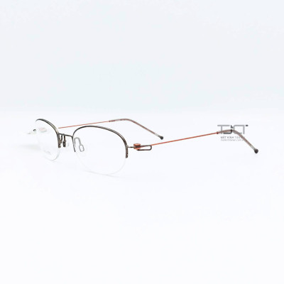 Gọng kính Nữ , thép không gĩ, phom tròng nhỏ, gọng nhuyễn siêu nhẹ