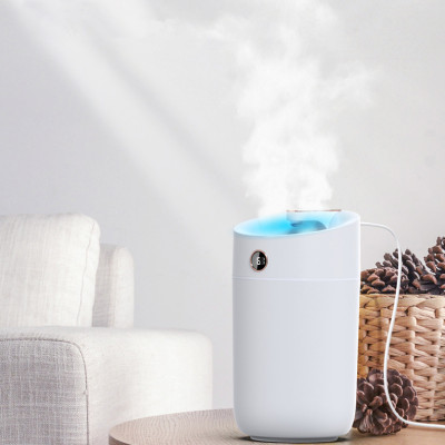 Máy phun sương tạo ẩm cỡ lớn Rhino H801 3000ml, 2 lõi phun, tích hợp đèn 7 màu, dung tích lớn cho không gian rộng - Hàng chính hãng