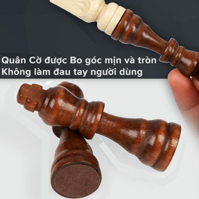 Bộ Cờ Vua Nam Châm D Danido Bằng Gỗ Size Nhỏ 29x29x2.5cm Cao Cấp, An Toàn Chính Hãng