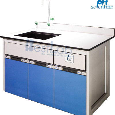 Sản xuất Bàn Phòng Thí Nghiệm Có Bồn Rửa