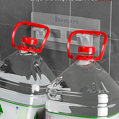 COMBO 2 Móc Dính Tường Kê Sàn Hamart Dán Lót Ván Đỡ Kệ Chữ L KEO DÀY Chịu Lực 5KG KO KHOAN ĐỤC