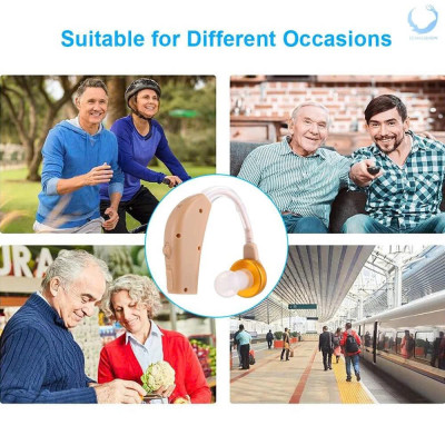 Tai Nge Trợ Thíinh Không Dây JZ-1088F2 – Có Sạc, Hỗ Trợ Người Già Lớn Tuổi, Nghe Rõ Ràng , đèn trợ sáng