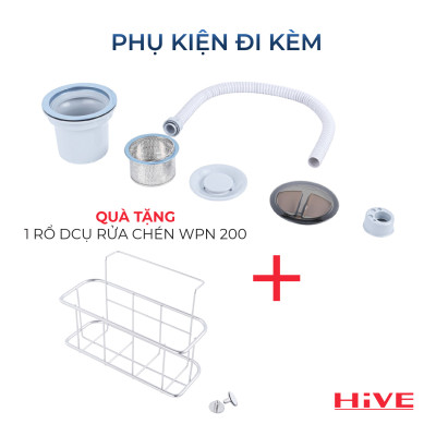 KỆ BỒN RỬA CHÉN INOX TZN 850