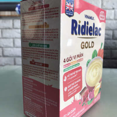 BỘT ĂN DẶM RIDIELAC GOLD 4 VỊ MẶN - HỘP GIẤY 200G