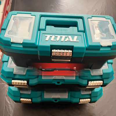 BỘ 3 HỘP NHỰA ĐỰNG CÔNG CỤ KHÓA KIM LOẠI TOTAL TPBXK0032 - HÀNG CHÍNH HÃNG