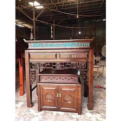 Bàn thờ gỗ sồi nga - NỘI THẤT BÌNH LONG 0988-352-210