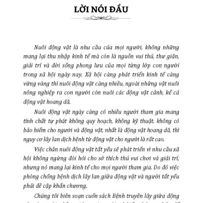 Nông Nghiệp Xanh Và Sạch - Bệnh Lây Truyền Giữa Động Vật Và Người