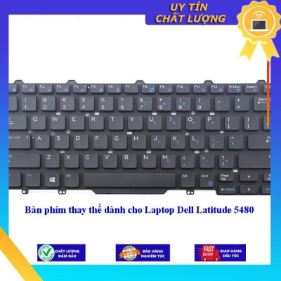 Bàn phím dùng cho Laptop Dell Latitude 5480  - Hàng Nhập Khẩu New Seal
