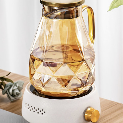 BỘ BÌNH ĐỰNG NƯỚC THỦY TINH CHỊU NHIỆT CAO CẤP KÈM 6 CỐC - VD81