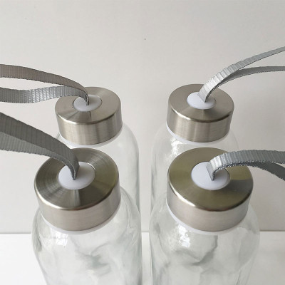 Bình thủy tinh Detox dung tích 500ml (set 5 bình)