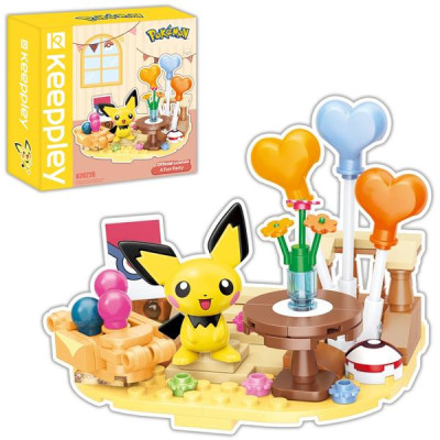 Đồ Chơi Lắp Ráp Pokémon - A Fun Party - Keepplay K20226 (240 Mảnh Ghép)