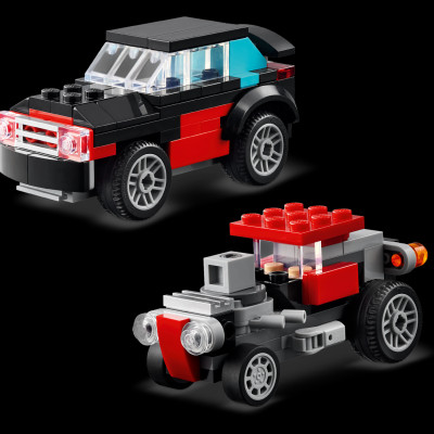 Đồ Chơi Lắp Ráp Xe Tải Vận Chuyển Trực Thăng 3 In 1 - Flatbed Truck With Helicopter - Lego Creator 31146 (270 Mảnh Ghép)