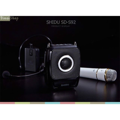 Máy Trợ Giảng Không Dây Shidu SD-S92 (02 Micro) - Hàng Chính Hãng
