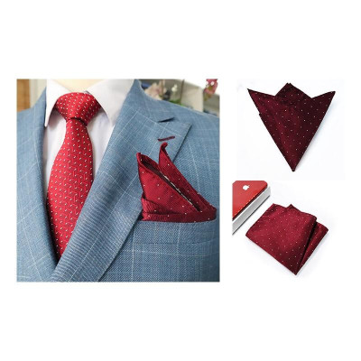 Cavat Bộ Cao Cấp Hàn Quốc 4 món Phụ Kiện - Full box kèm túi xách, nâu kẻ