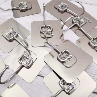 Combo 5 móc dán tường INOX  304 loại to , móc dán treo tường  chịu lực , siêu dính , giúp treo đồ gọn gàng và ngăn nắp tiện lợi 