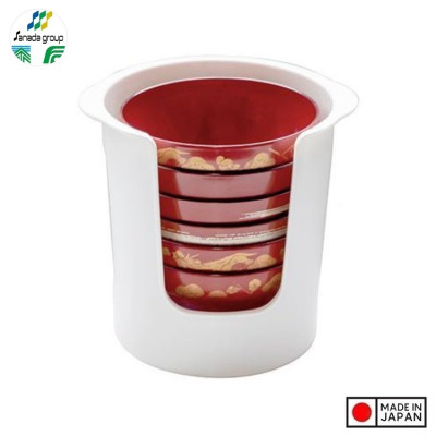 Khay đựng bát đĩa cất gọn Sanada Ø14.9cm - Hàng Nội Địa Nhật Bản