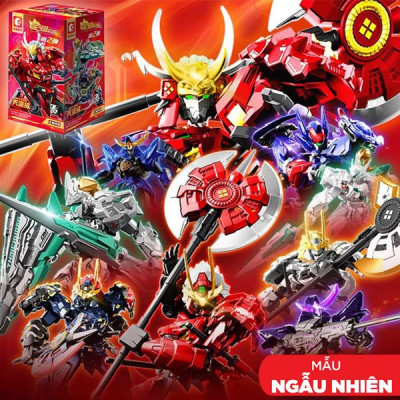 Đồ Chơi Lắp Ráp Model Kit Nhân Vật Ngẫu Nhiên 9 Trong 1 - Sembo 900020