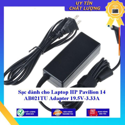 Sạc dùng cho Laptop HP Pavilion 14 AB021TU Adapter 19.5V-3.33A - Hàng Nhập Khẩu New Seal