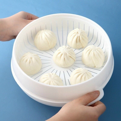 Bộ Khay Hấp Lò Vi Sóng 3 Lớp Việt Nhật - Hàng chính hãng 