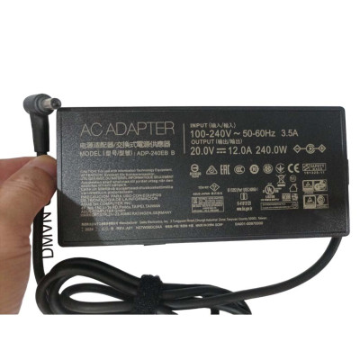 Sạc Tương Thích Cho Laptop Asus Rog Zephyrus Gx502Lxs-Xs79 240W 20V Ac Adapter 6.0Mm - Hàng Nhập Khẩu New Seal TEEMO PC TEAC169