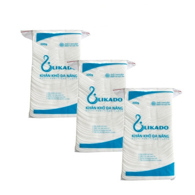 Combo 4 Bịch Khăn Vải Khô Likado (300g)