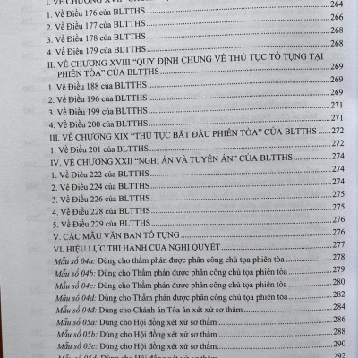Hệ Thống Các Nghị Quyết Của Hội Đồng Thẩm Phán, TANDTC Về Hình Sự và Tố Tụng Hình Sự Từ năm 1986 đến 2023