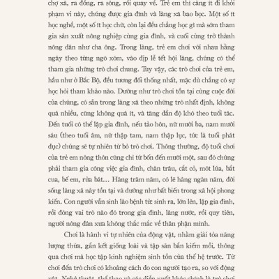 Trò Chơi Của Trẻ Em Ở Bắc Kỳ