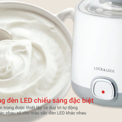 Máy Làm Sữa Chua Lock&Lock EJY110SLV (1000ml) - Hàng chính hãng