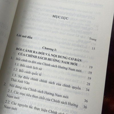 CHÍNH SÁCH HƯỚNG NAM MỚI CỦA ĐÀI LOAN VÀ TÁC ĐỘNG CỦA NÓ ĐỐI VỚI QUAN HỆ ĐÀI LOAN -  Đàm Huy Hoàng - NXB Khoa Học Xã Hội