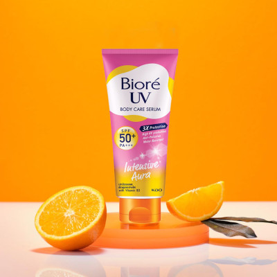 Serum Chống Nắng Dưỡng Thể Biore Kháng Bụi - Sáng Da Mịn Màng Intensive Aura 150ml