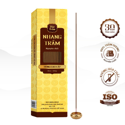 Nhang Trầm Cao Cấp – Hộp Vàng | Bảo Trầm – Nhang Thơm Thanh Tịnh – Sạch – Tự Nhiên