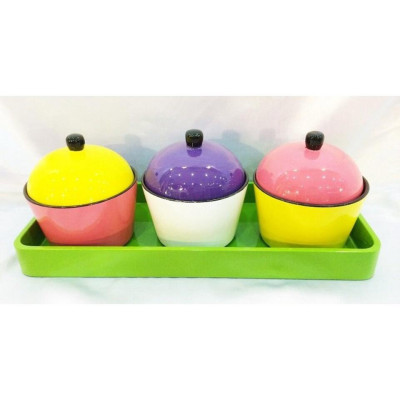 Hủ Trà cupcake Sơn Mài Cao Cấp Thanh Bình Lê đựng trà, bánh kẹo, vật dụng nhỏ, trang trí bàn kệ, nhà cửa, văn phòng