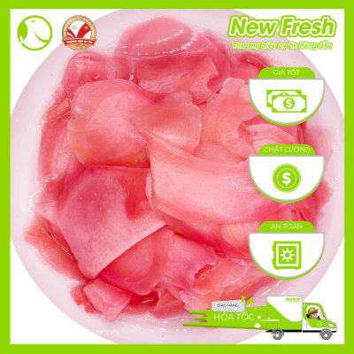 [GIAO NHANH HCM] Gừng Hồng Nhật Bản Chuyên Ăn Kèm Với Sushi Sashimi - Túi 500Gr