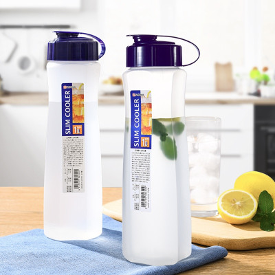 Combo 01 Bình đựng nước đa năng 1L (Màu trắng) + 03 Cốc nhựa uống nước Inomata 350ml có quai cầm - Nội địa Nhật Bản