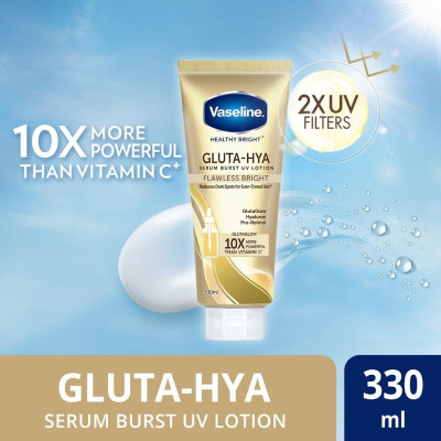 Sữa Dưỡng Thể Sáng Da Căng Mịn Vaseline Gluta-Hya 300ml - Bảo Vệ Da Sáng Mịn