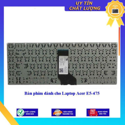 Bàn phím dùng cho Laptop Acer E5-475 - Hàng Nhập Khẩu New Seal