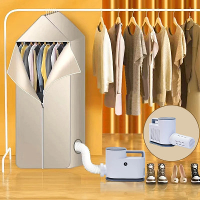 Máy Sấy Quần Áo, Chăn Nệm, Giày Mishio MK308 có chức năng diệt khuẩn UV - Hàng chính hãng