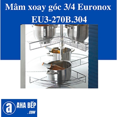 MÂM XOAY GÓC 3/4 EURONOX EU3-270B.304 - HÀNG CHÍNH HÃNG