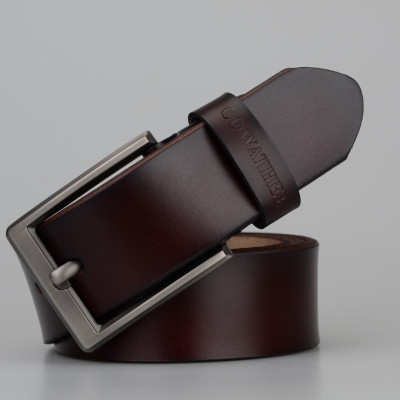 Thắt Lưng Da Bò Chính hãng COWATHER CF001 Nâu