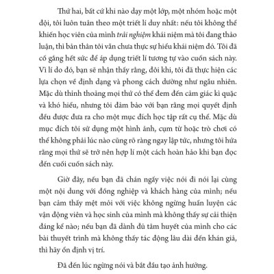 Ngừng Nói Bắt Đầu Tạo Ảnh Hưởng