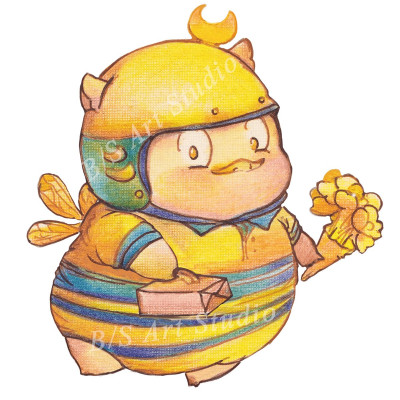 PIG MOON Sticker - Nhà sách Pig Moon - Pig Moon Bookstore - Nhãn dán decal - Decal trang trí - Sticker dán trang trí ốp điện thoại