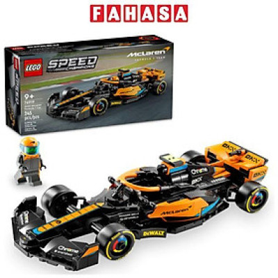 Đồ Chơi Lắp Ráp Siêu Xe Mclaren F1 - 2023 McLaren Formula 1 Race Car - Lego Speed Champions 76919 (245 Mảnh Ghép)
