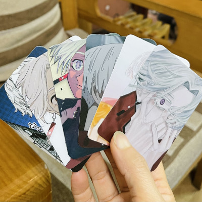 Card bo góc Tokyo Revengers 6 ảnh khác nhau/ Thẻ card kịch trường Takemiki Tokyo Revengers