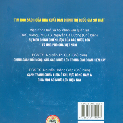 Chiến Lược Đối Ngoại Của Các Nước Lớn Trong Bối Cảnh Thế Giới Hiện Nay: Sự Kết Hợp Các Công Cụ Địa Kinh Tế Và Địa Chính Trị